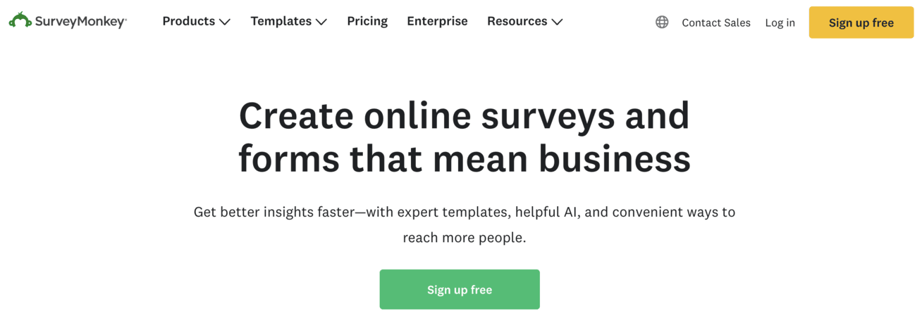 Online survey makers - surveymonkey