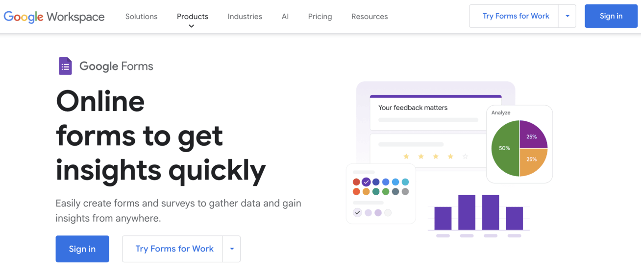 Online Survey Software Platforms: Google Forms