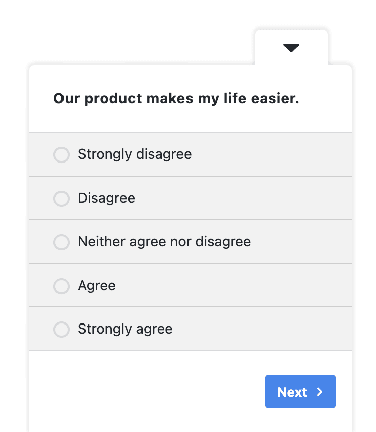 Likert scale examples: agreement scale