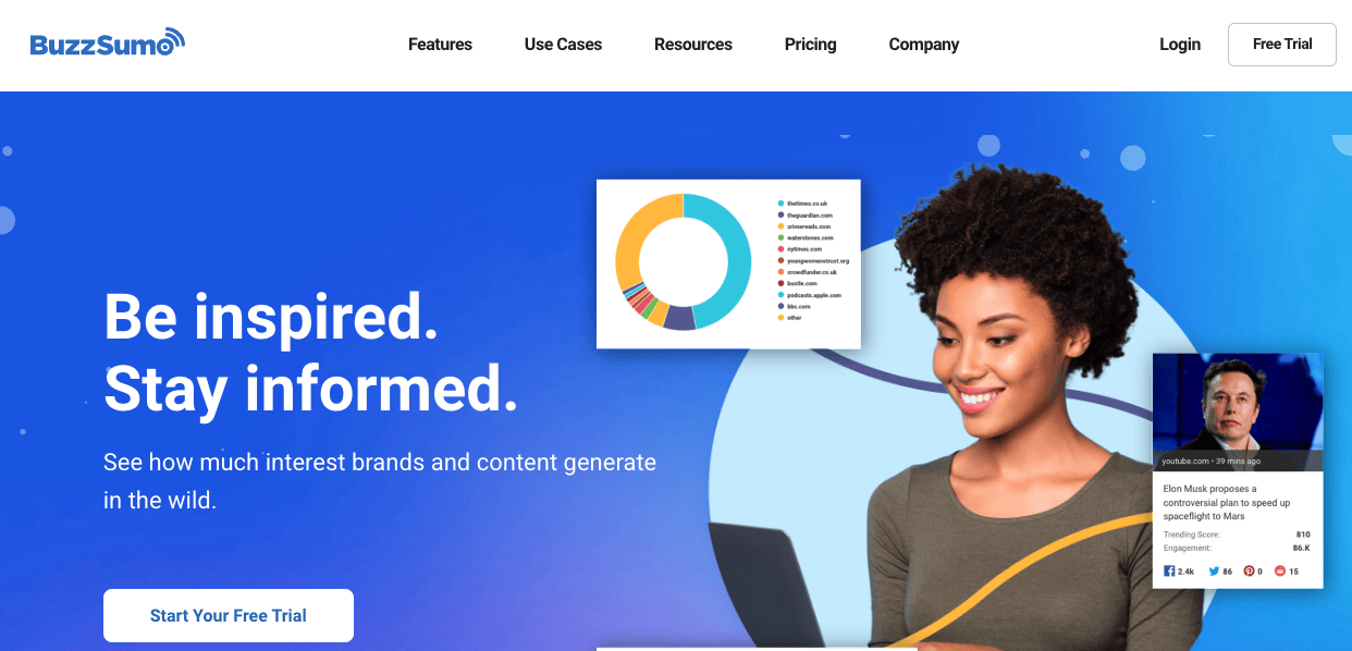 buzzsumo home